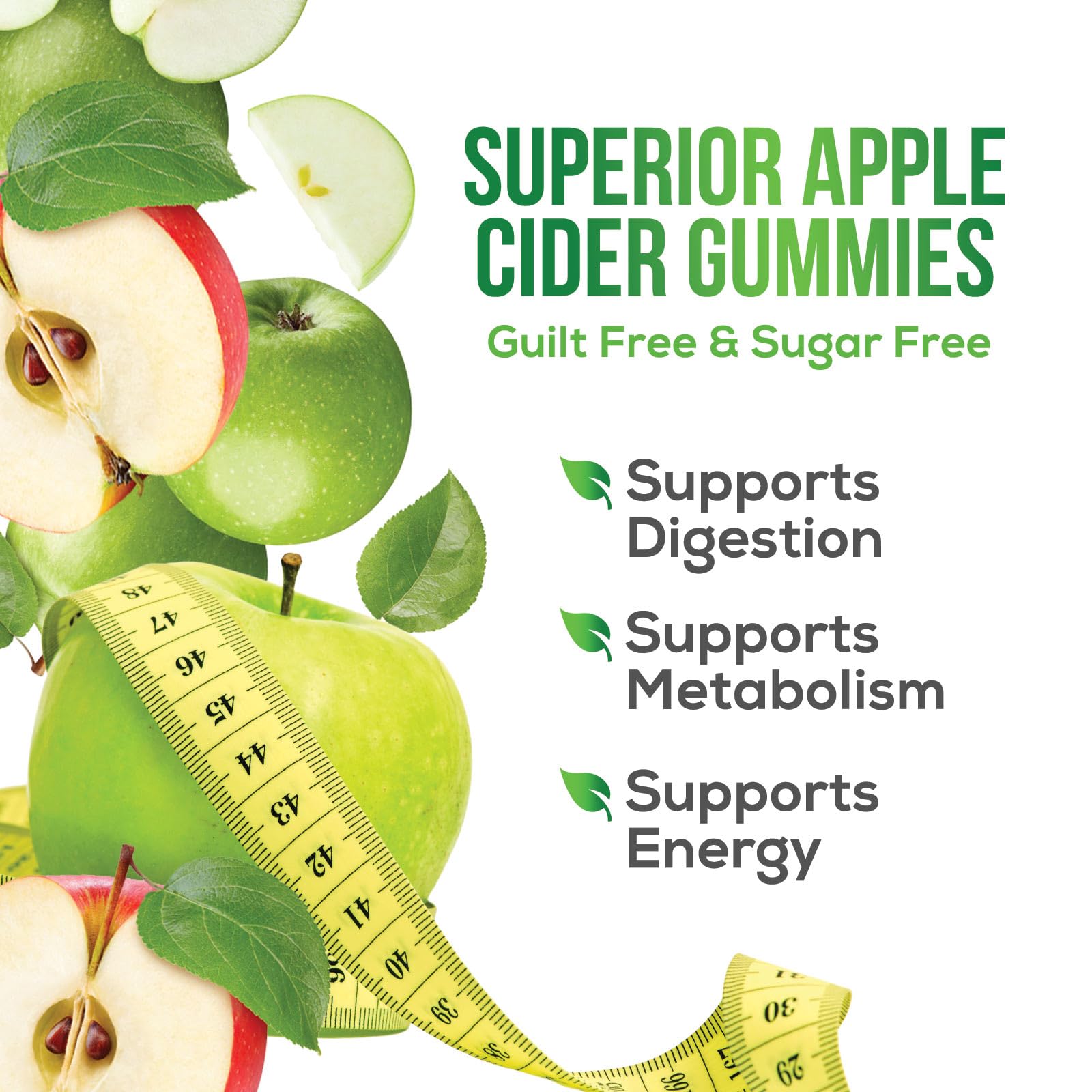 Contains the mother Health Nutrition Naturals ACV gummies label