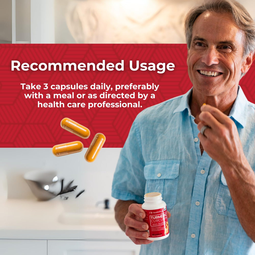 Health Plus BioPerine absorption — highlights enhanced absorption for potential benefits.