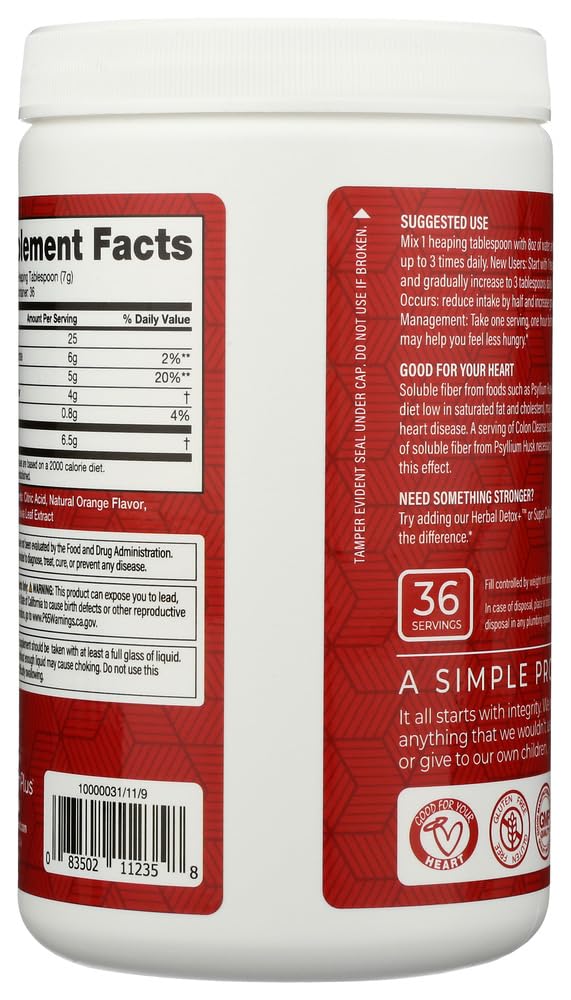 Health Plus Colon Cleanse orange bottle cap close up for secure dispensing.