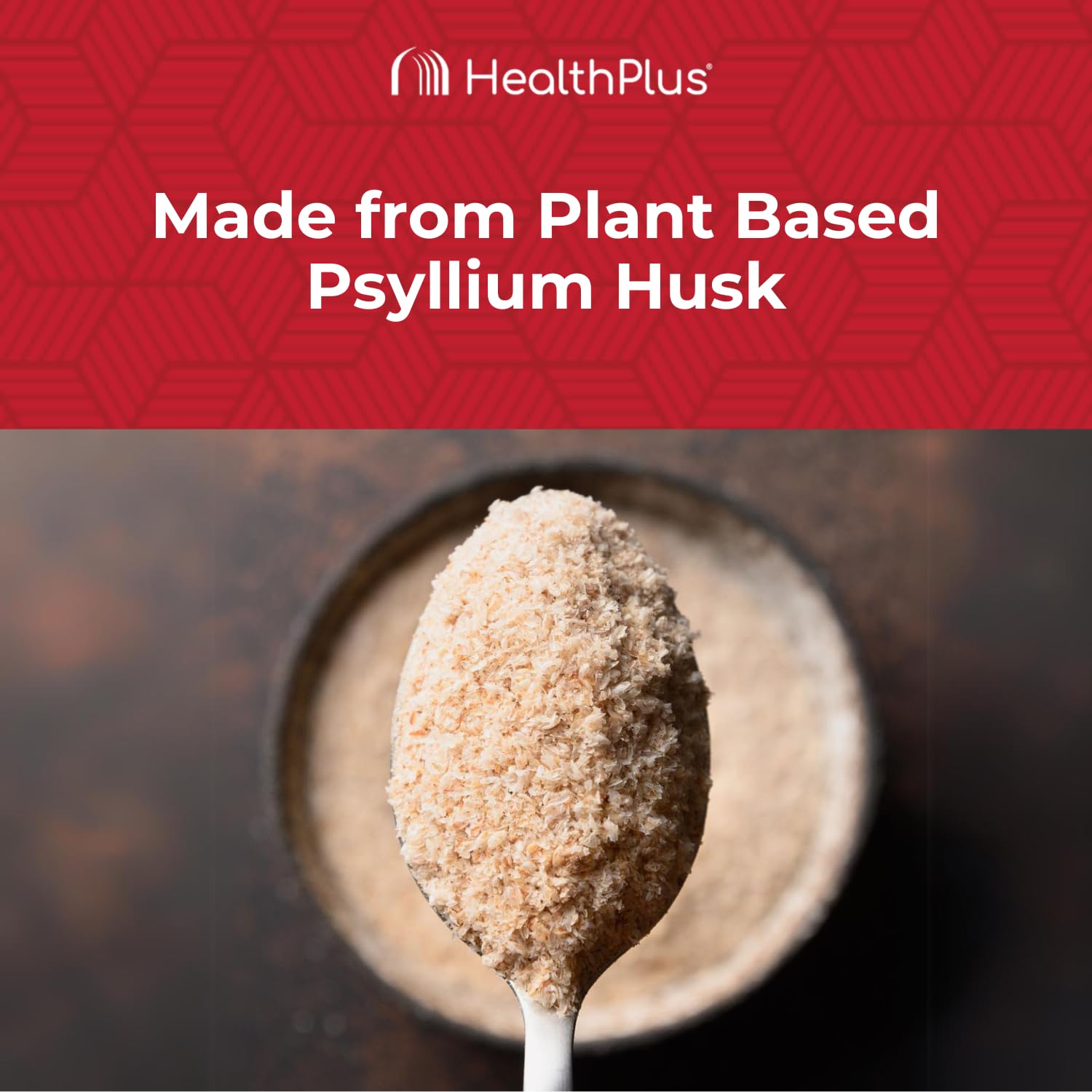 Health Plus Colon Cleanse psyllium husk fiber detail.