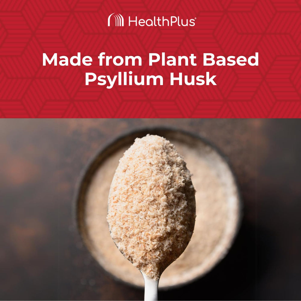 Health Plus Colon Cleanse psyllium husk fiber detail.