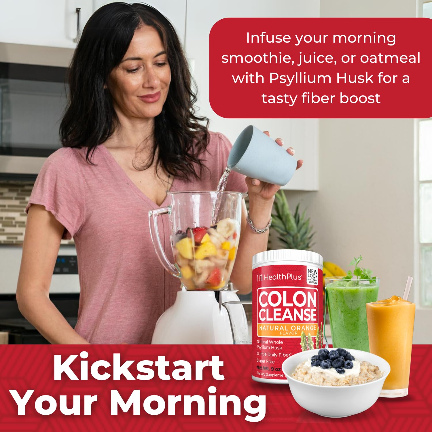 Health Plus Colon Cleanse on shelf communicates reliable digestive support