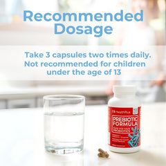 Health Plus Prebiotic Formula digestive enzymes illustration