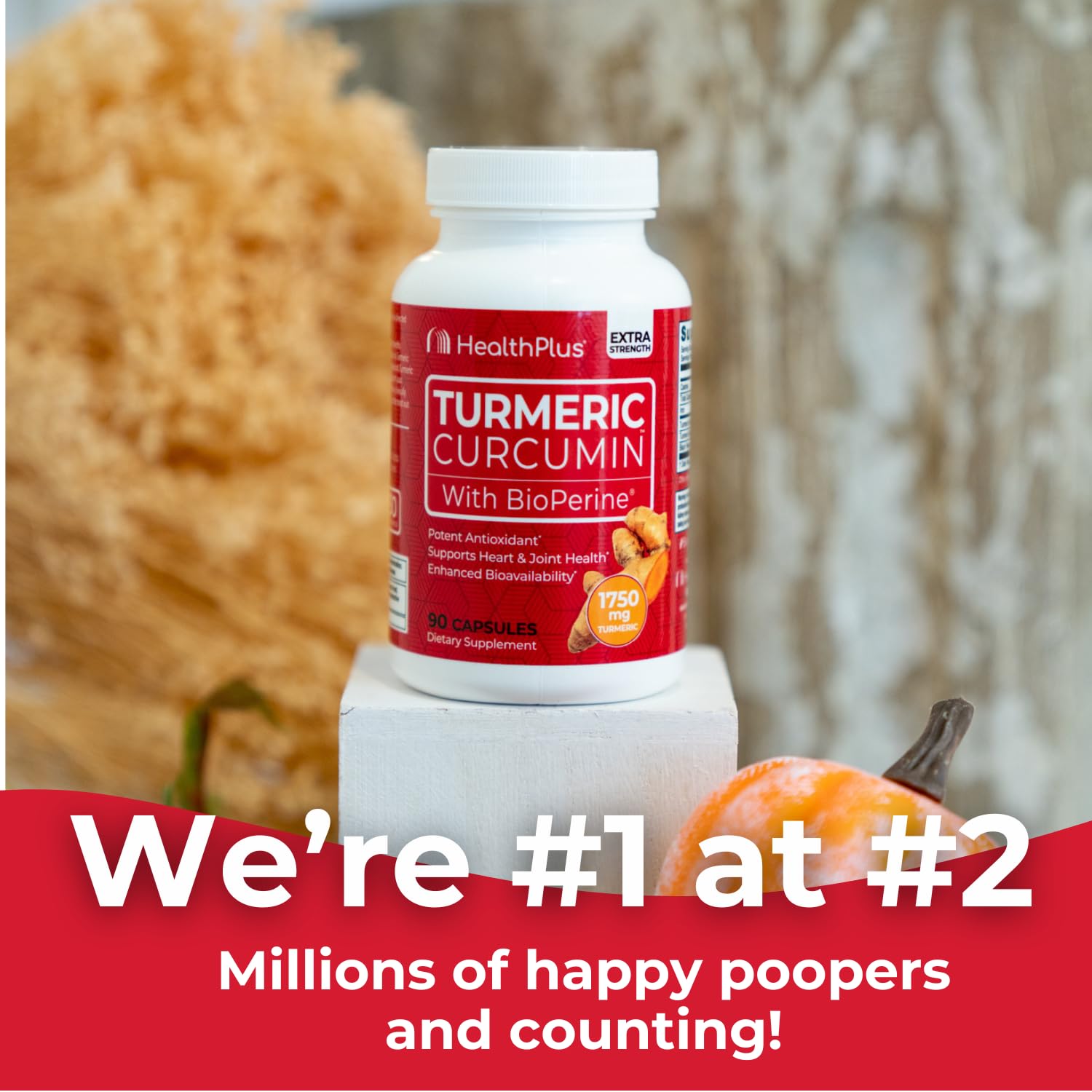 Health Plus Turmeric Curcumin Ayurveda tradition scene — natural wellness heritage inspired by ancient practices.