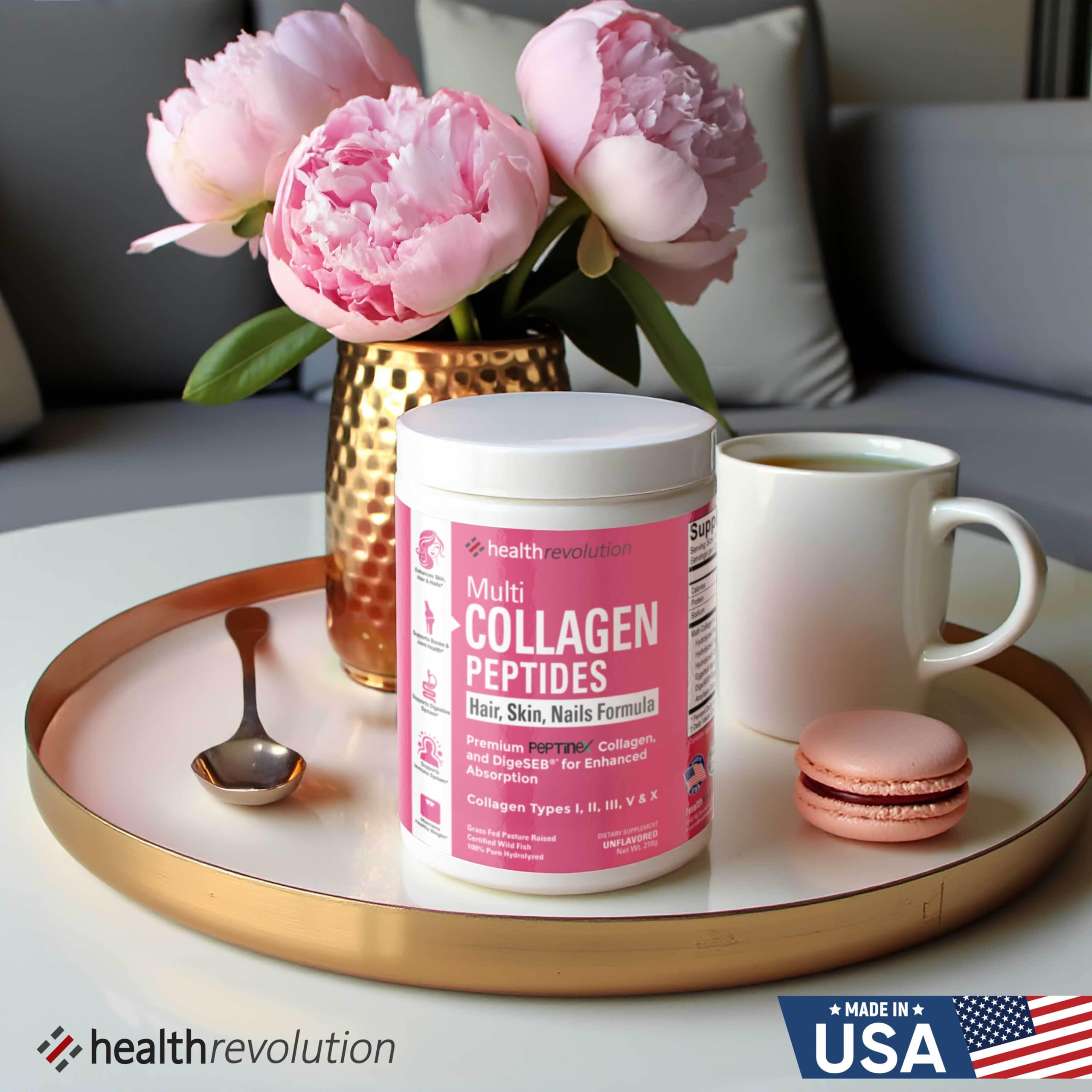 Health Revolution collagen powder is gluten-free and keto paleo friendly