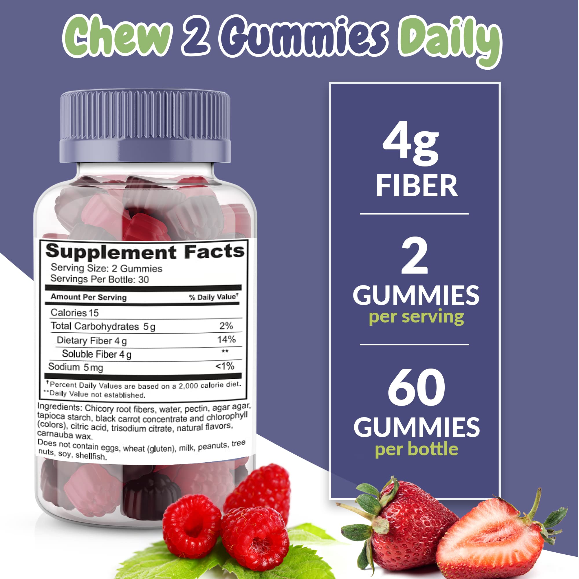 Health Supplied package shows clear labeling for simple on-the-go fiber intake