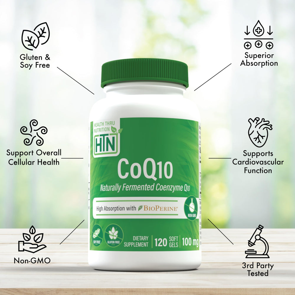 Health Thru Nutrition 120 softgels package emphasizes convenient dosing.