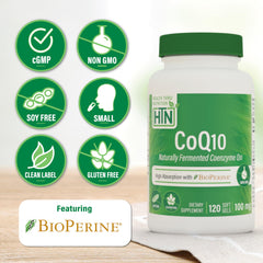 Health Thru Nutrition BioPerine extract boosts absorption in CoQ10 formulation.