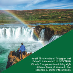Health Thru Nutrition gluten-free non-GMO packaging photo signals safe choice for sensitive diets.