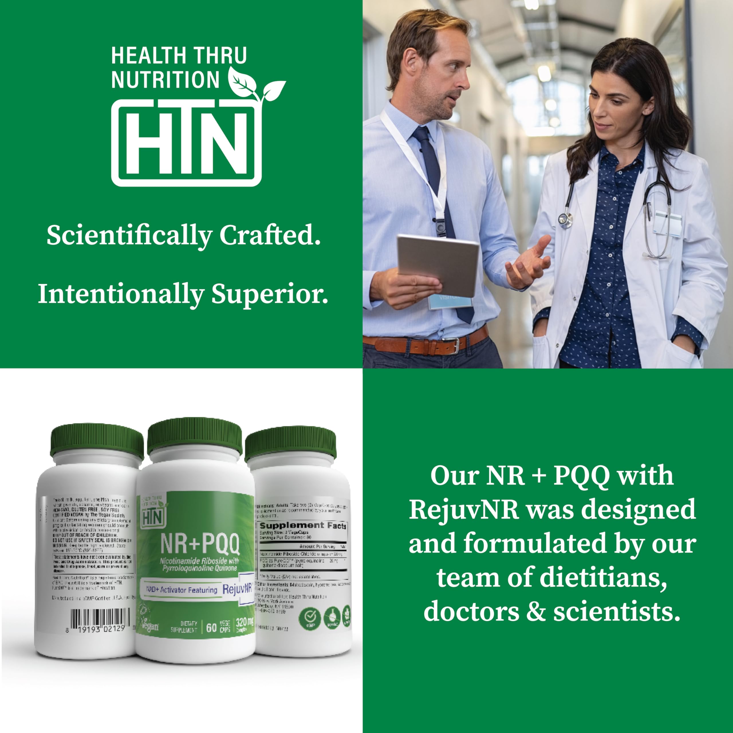 Capsules in hand indicating portable daily supplement.