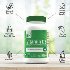Vitamin D3 in organic EVOO bottle with sunlight imagery and natural base