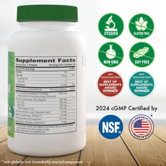 Health Thru Nutrition Wild-caught fish oil softgels; supports balanced lipid intake.