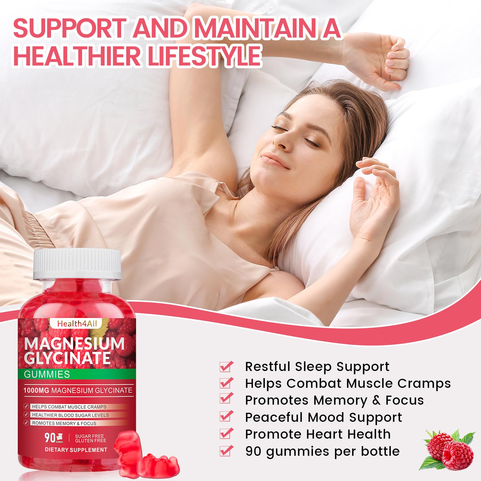 Health4All magnesium blend supports daily wellness with potassium and calcium.
