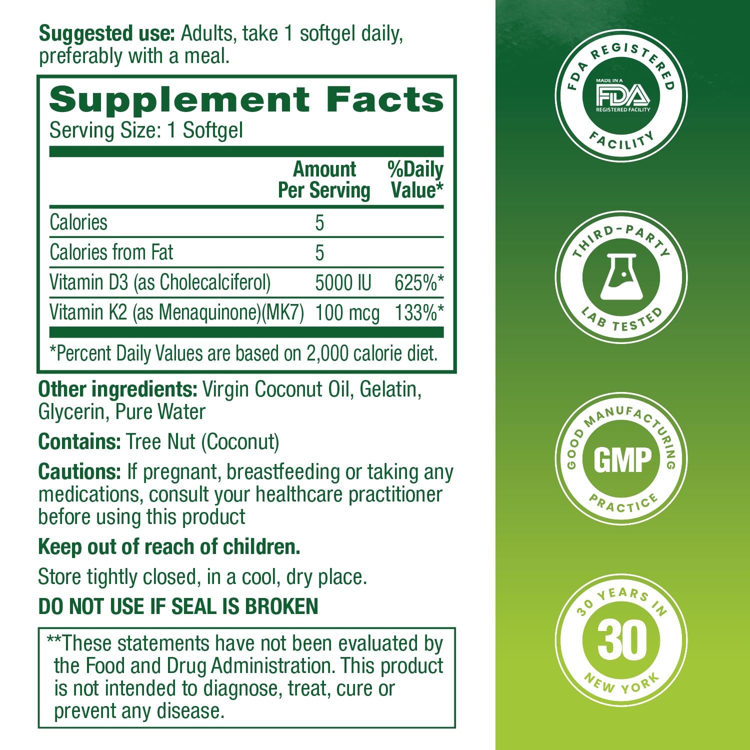HealthA2Z bottle on white background with label and dosage.
