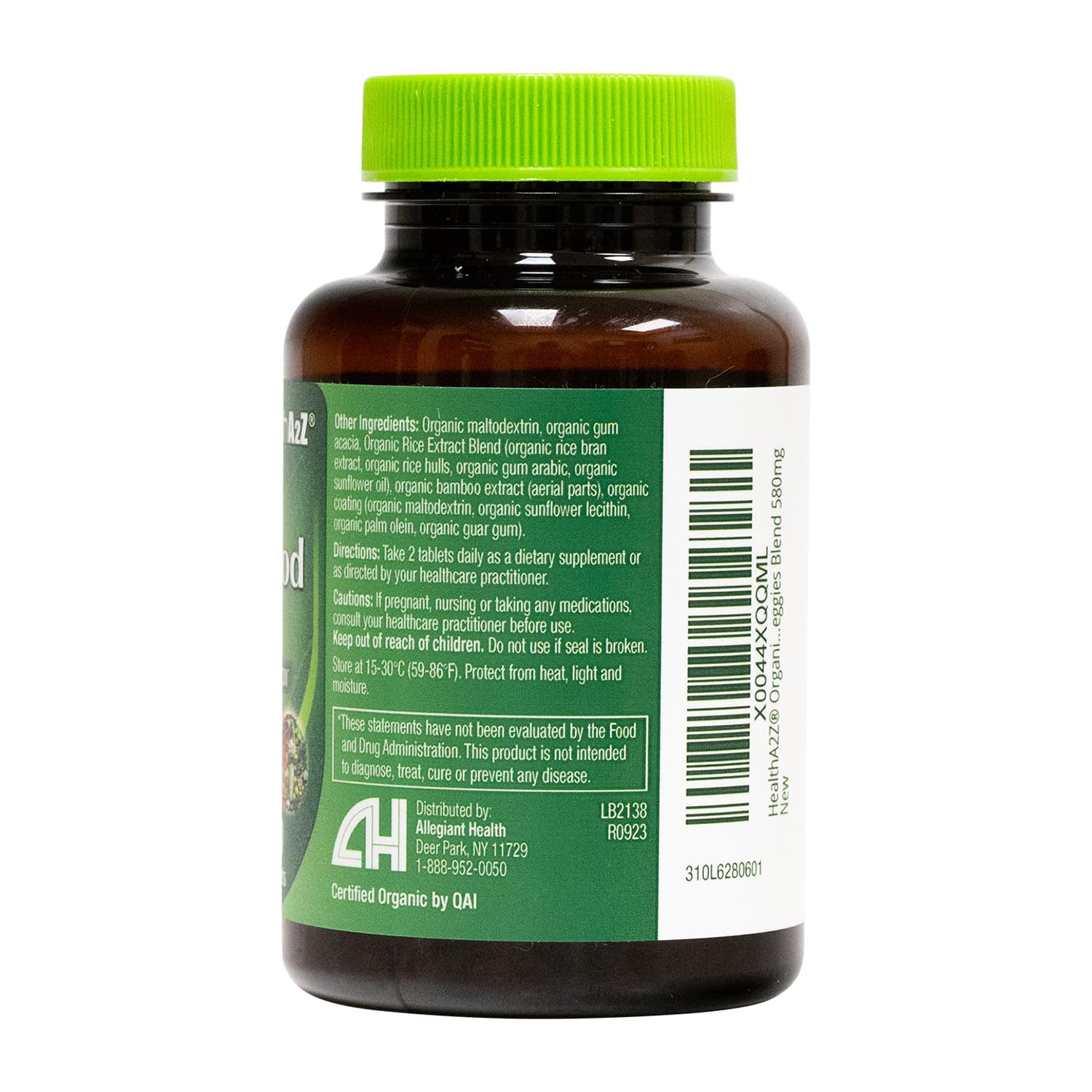 HealthA2Z Organic Superfood Greens fruits and veggies blend benefits.