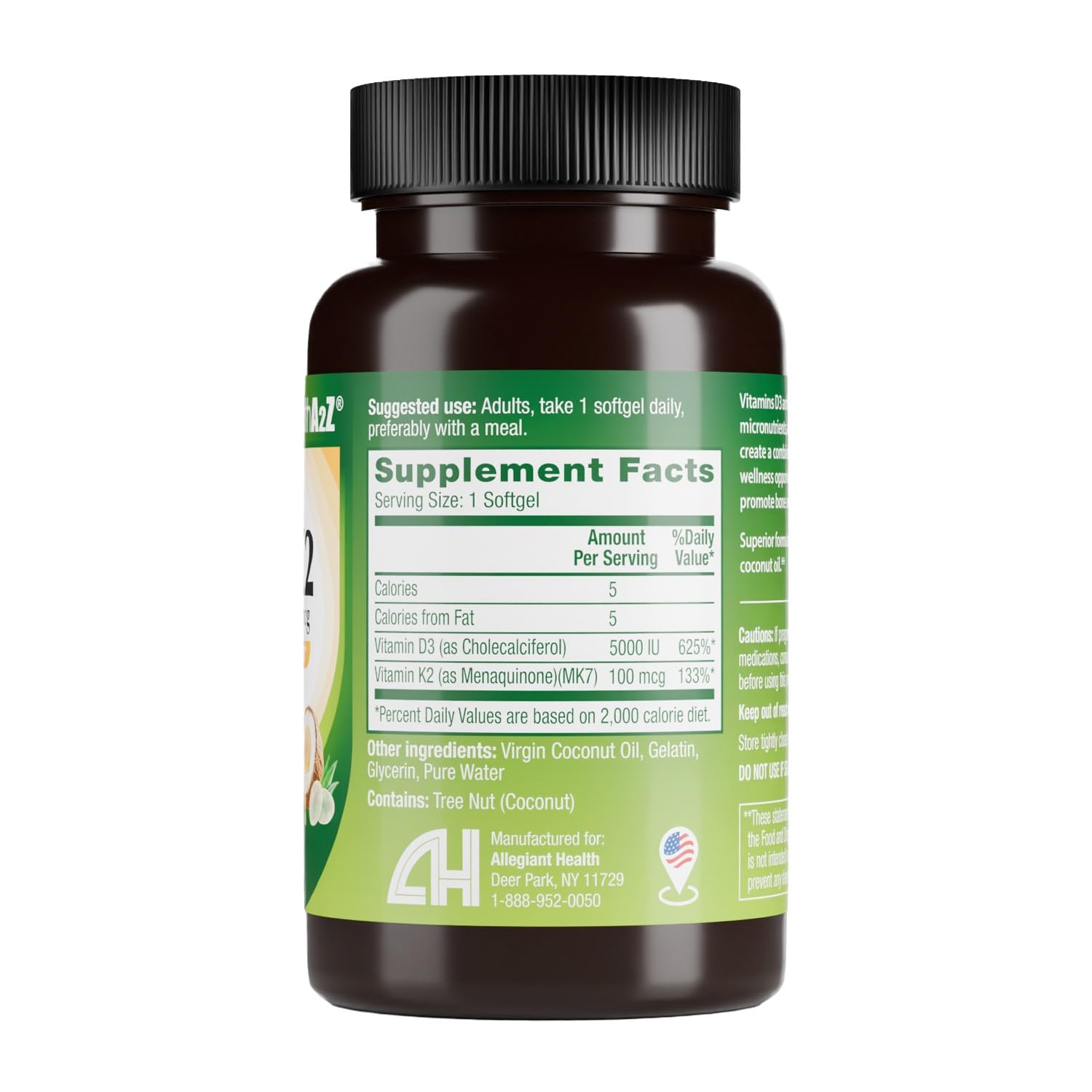 HealthA2Z packshot featuring 90 softgels for daily wellness.