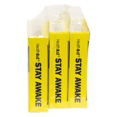 HealthA2Z Stay Awake per-pack label clarifies maximum strength caffeine.