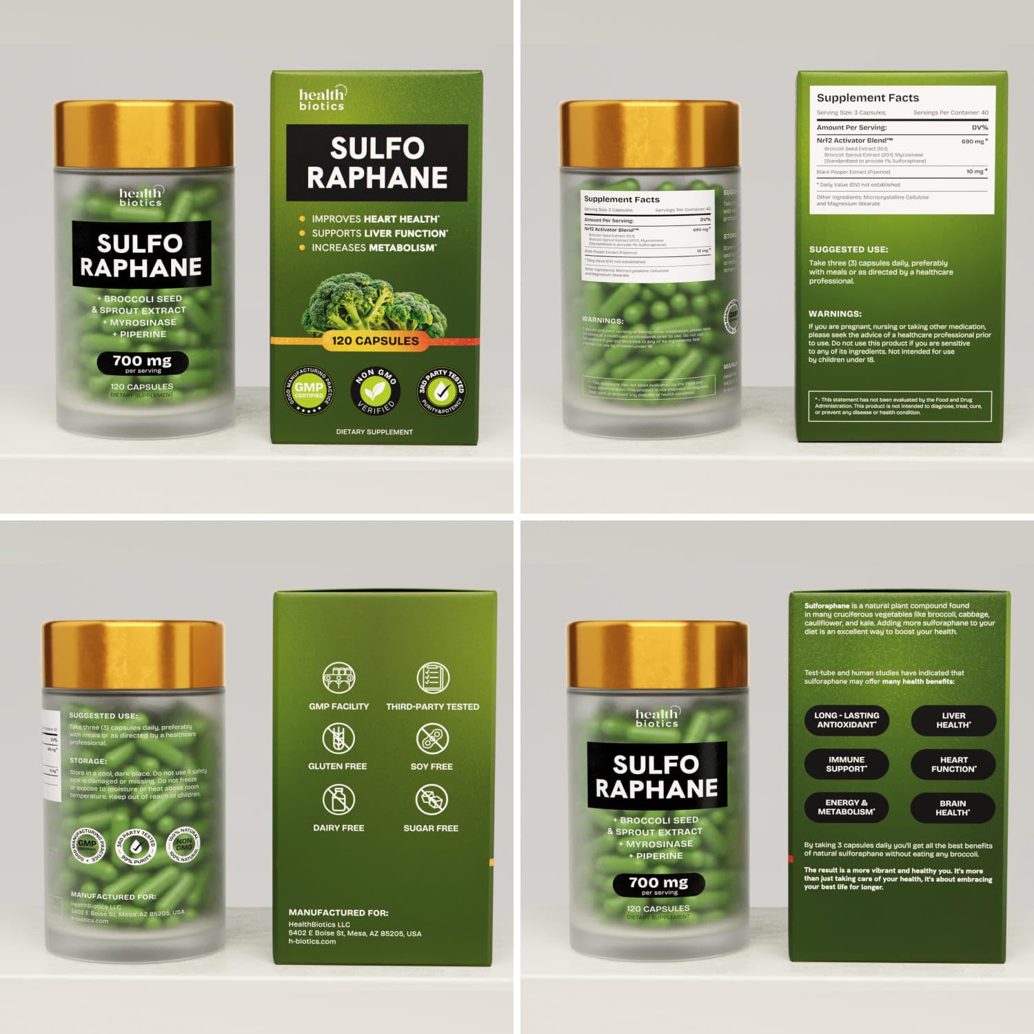 Healthbiotics family-use setup implying everyday health routine
