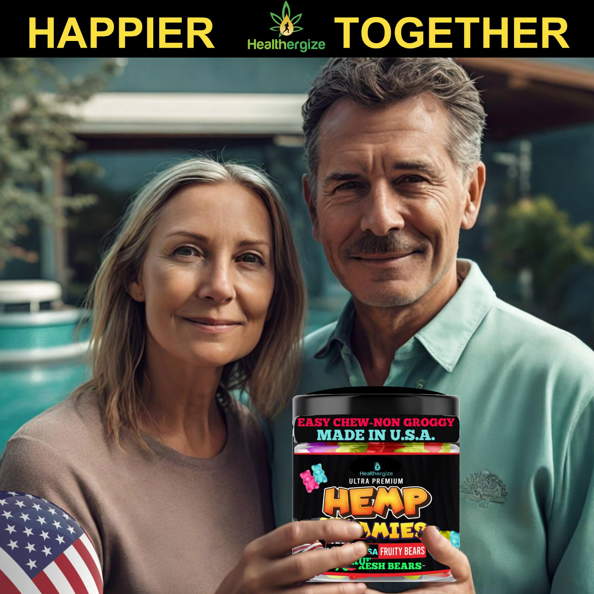 Healthergize hemp gummies non-dairy gluten-free option for inclusive snacking