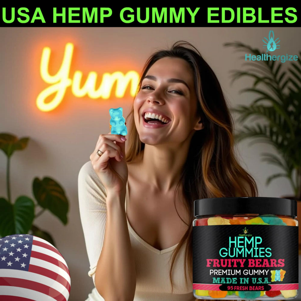 Healthergize Hemp Gummies Tamper-Proof Sealed: freshness and safety preserved.