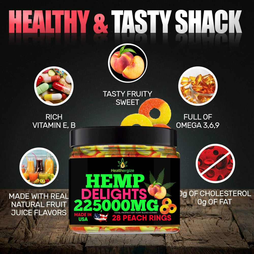 Healthergize sealed-for-safety packaging keeps gummies fresh and tamper-evident.