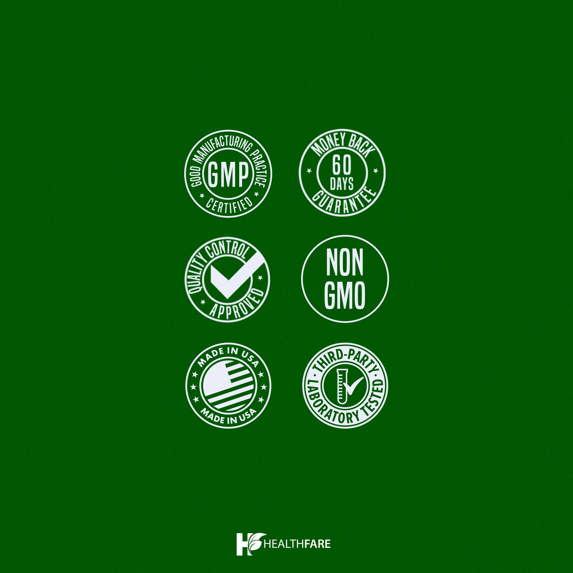 Healthfare Chlorophyll Capsules on the counter with greens for a healthy habit.