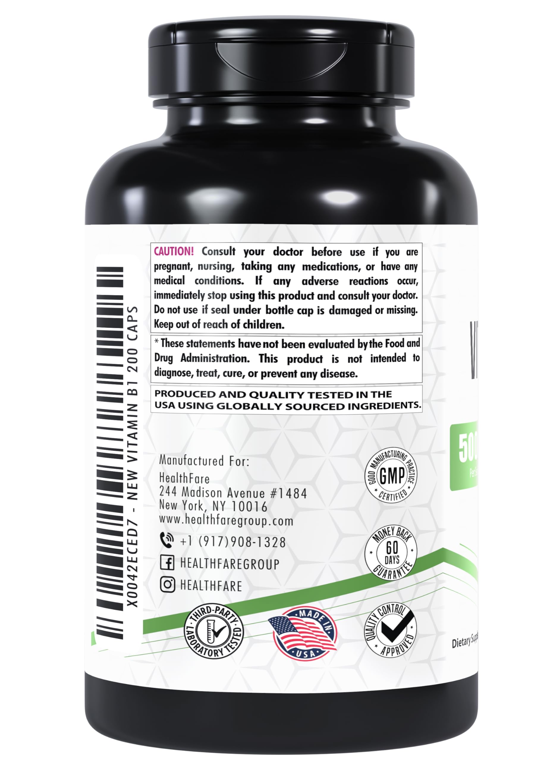 Healthfare daily-use capsules arranged for routine wellness