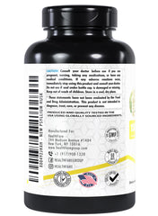 Healthfare Psyllium Husk Capsules packaging box with gluten-free and non-GMO labels.