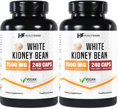 Healthfare white kidney bean extract bottle for daily supplementation