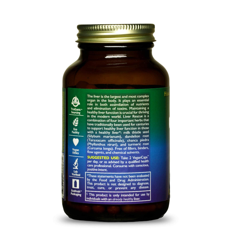 HealthForce Liver Rescue capsules arranged for convenient daily use.