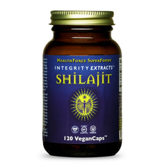 HealthForce Shilajit 120 VeganCaps bottle for daily energy support.