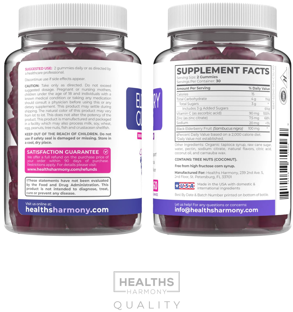 Healths Harmony berry flavor gummies appealing to taste with chewy texture