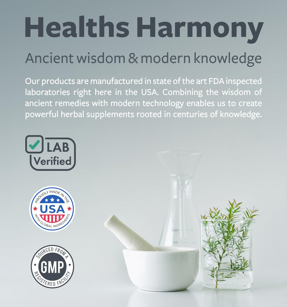 Healths Harmony gummies pictured as part of a daily routine for wellness