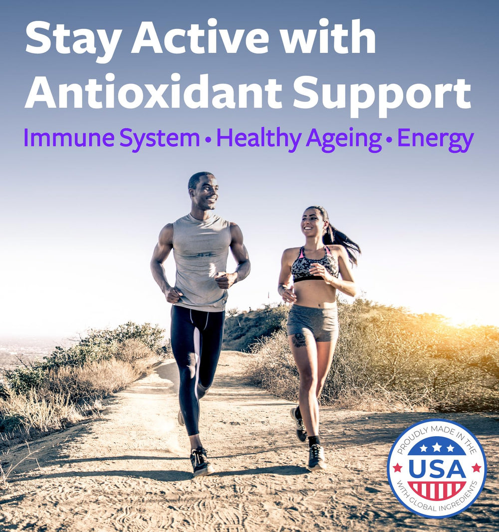 Healths Harmony Goji Berry caplets underscoring natural antioxidant power