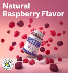 Healths Harmony gummies ingredients icon set with Vitamin C, Zinc, and elderberry