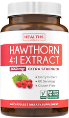 Healths Harmony hawthorn berry capsule for easy daily supplementation