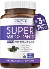 Healths Harmony Super Antioxidants bottle front for overall wellness support