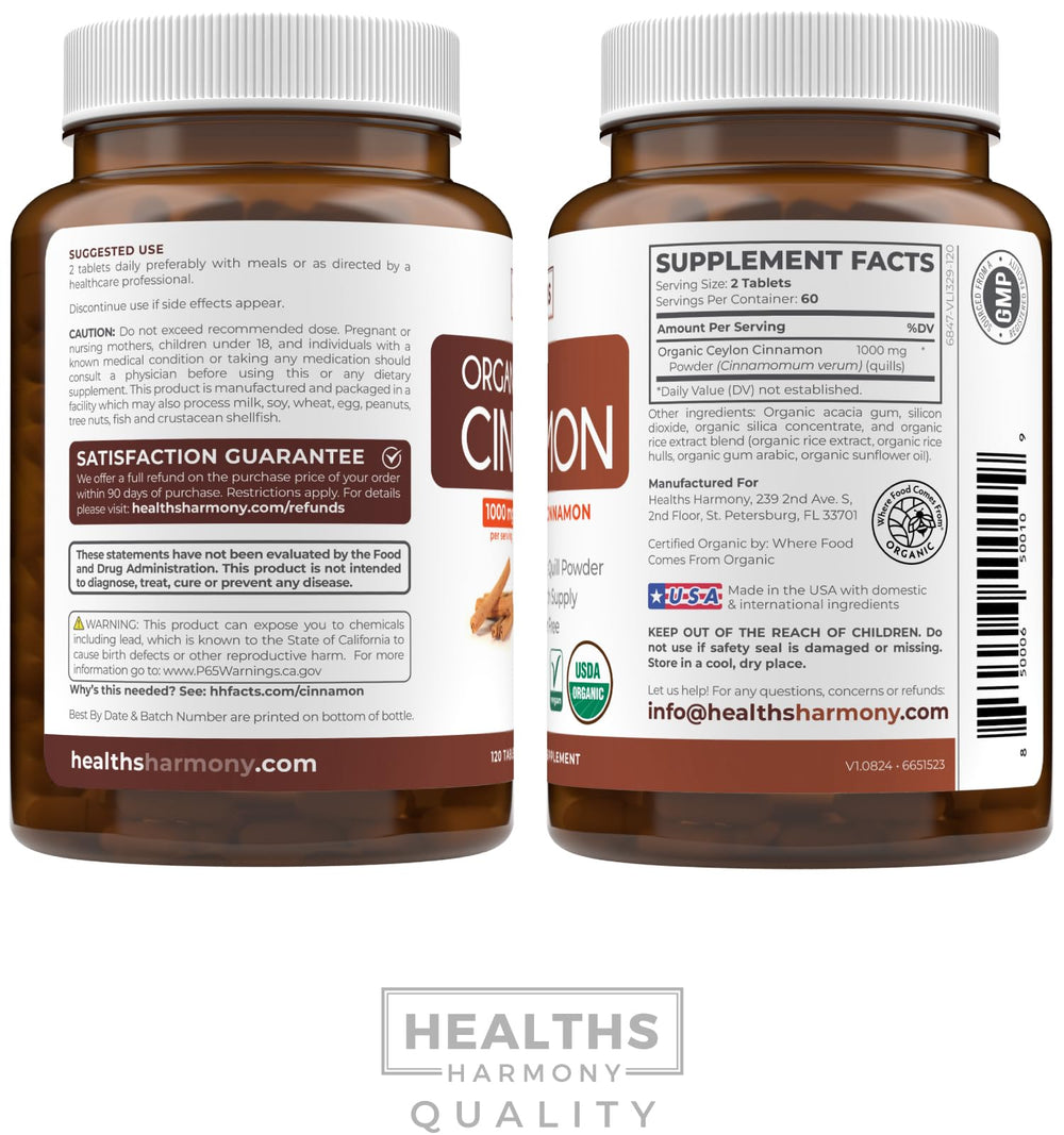 Healths Harmony two-month supply packaging suggesting long-term daily routine.