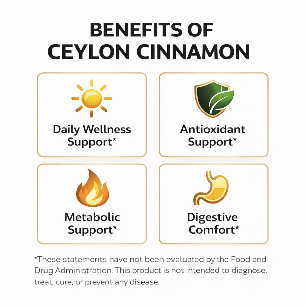 Healthy Beaver Ceylon Cinnamon capsules on white background supporting metabolic balance.