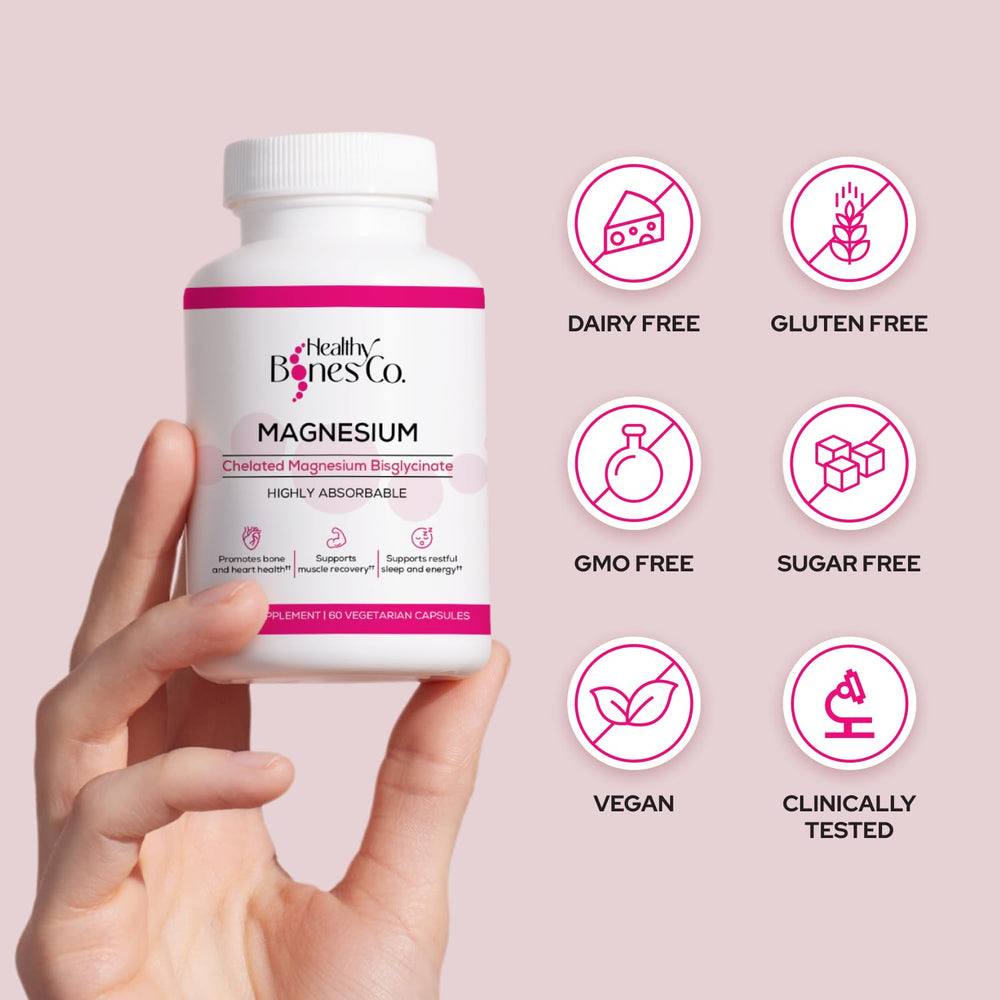 Healthy Bones Co. 1-month supply packaging shows convenient consistency.