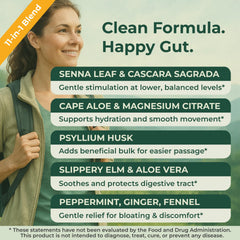 Healthy by Nature Colon Cleanse ingredients blend featuring magnesium citrate and psyllium for smooth movement