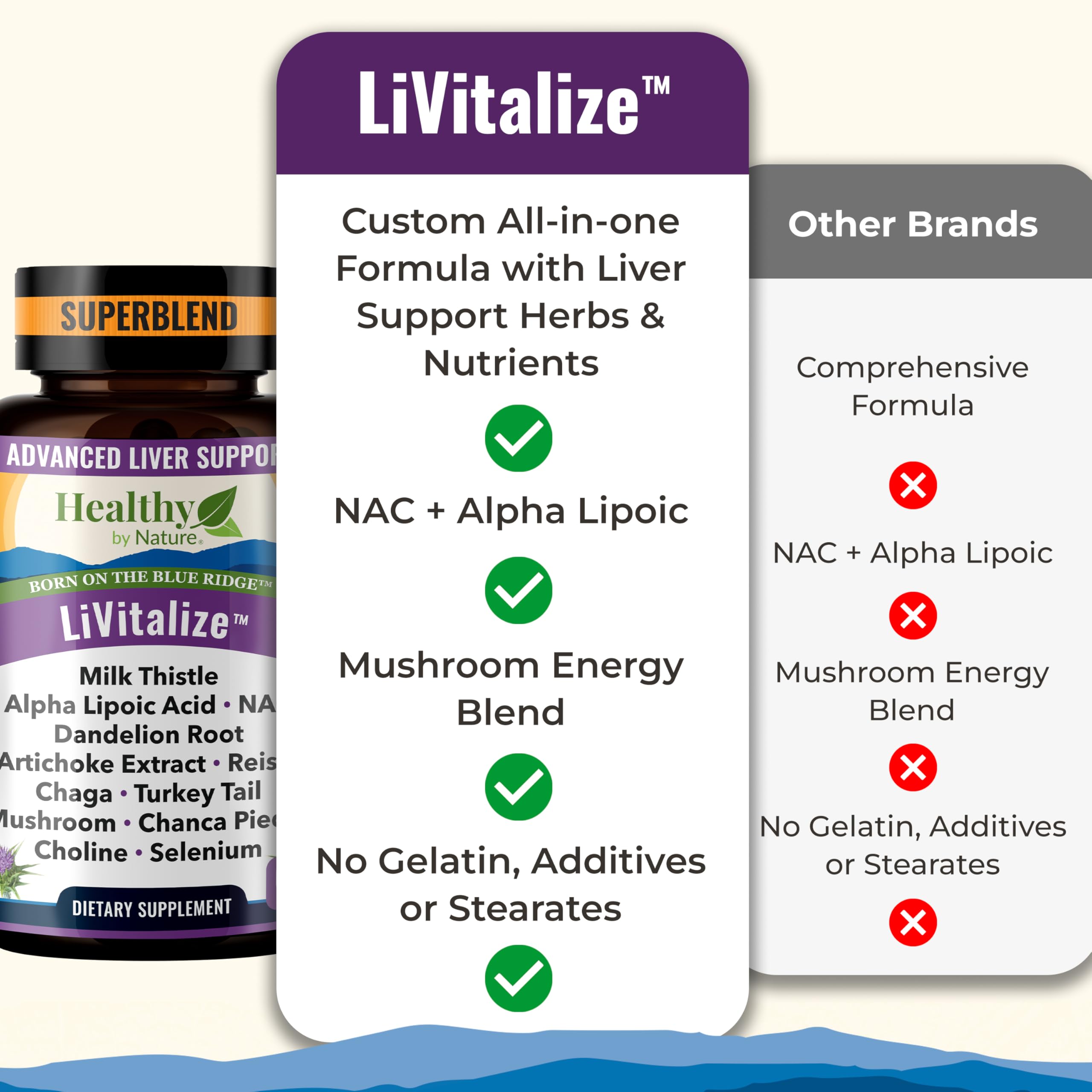 Mushroom energy blend with Chaga, Reishi, Turkey Tail for vitality