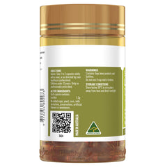 Healthy Care Lecithin bottle pour shot highlighting easy emulsification