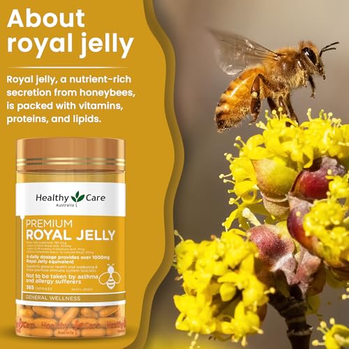 Healthy Care Royal Jelly 1000 packaged display ready for shelves