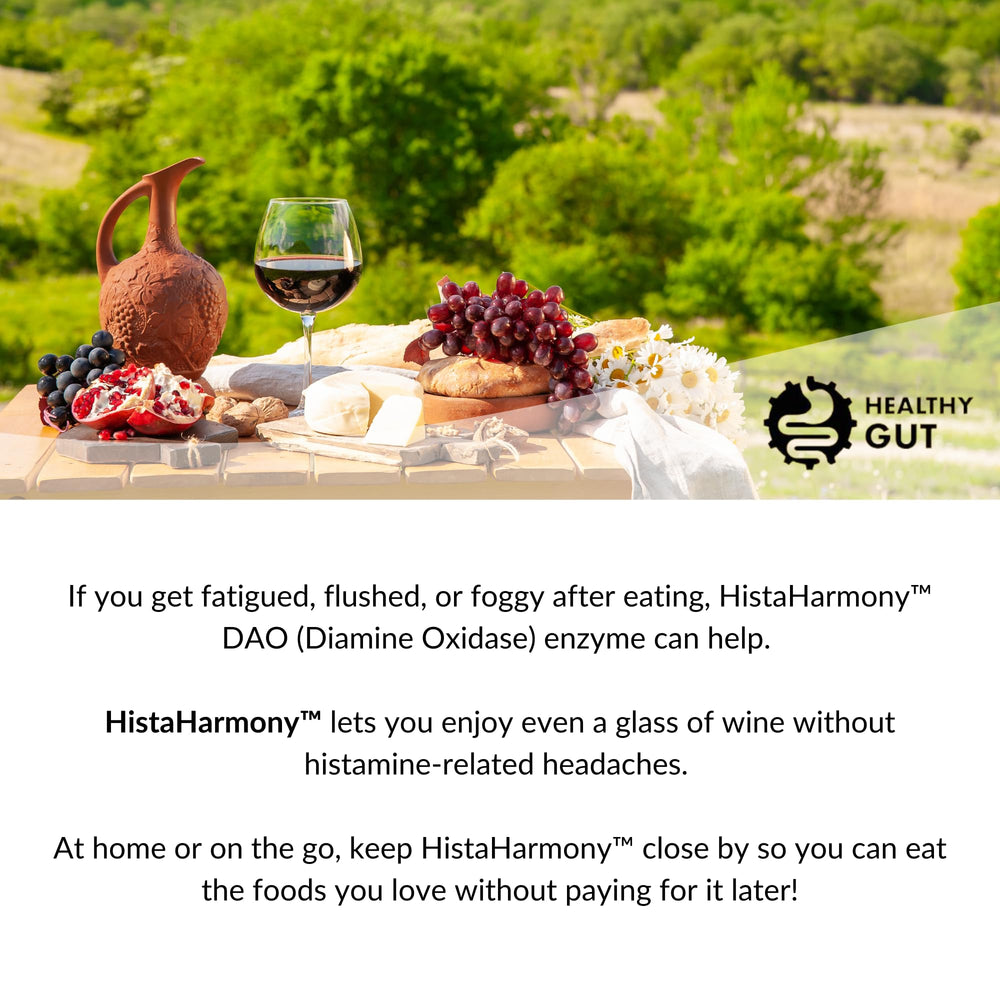Healthy Gut HistaHarmony meal-time use scenario for comfortable dining.