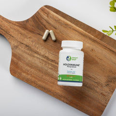 Healthy Gut HoloImmune 30 servings per bottle for daily use.