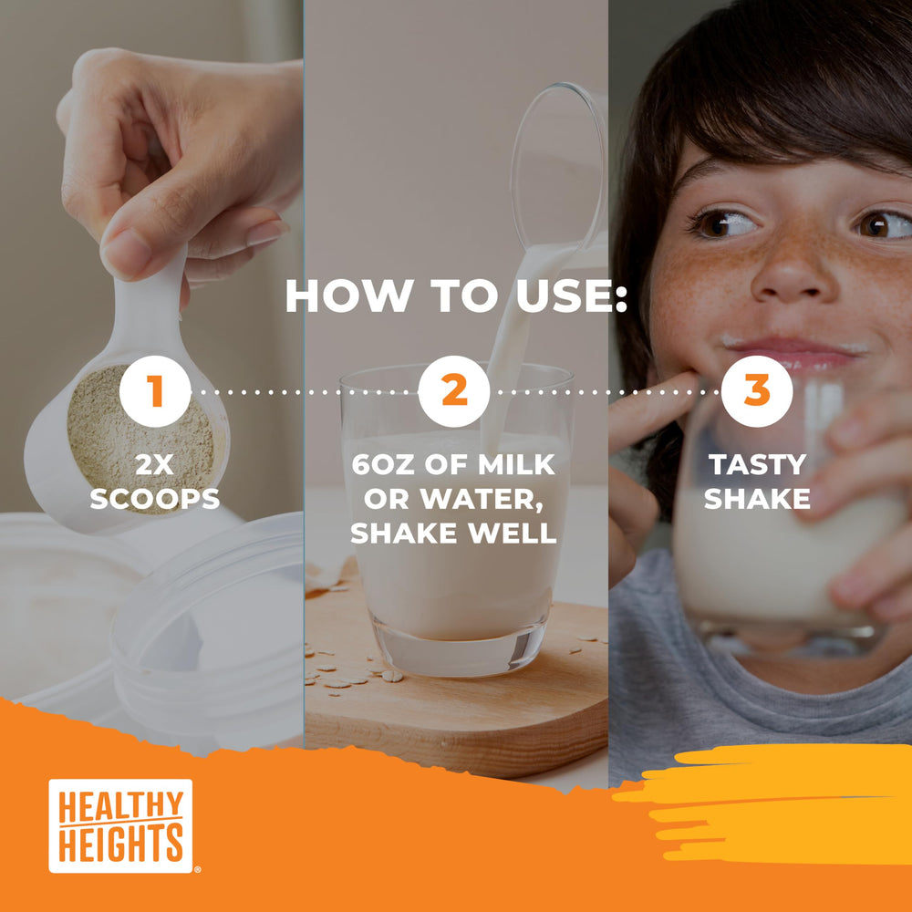 Kids enjoy a vanilla shake after school for a protein boost.