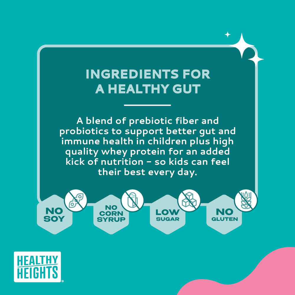 Sunfiber ingredient badge highlights prebiotic fiber for gentle daily digestion.