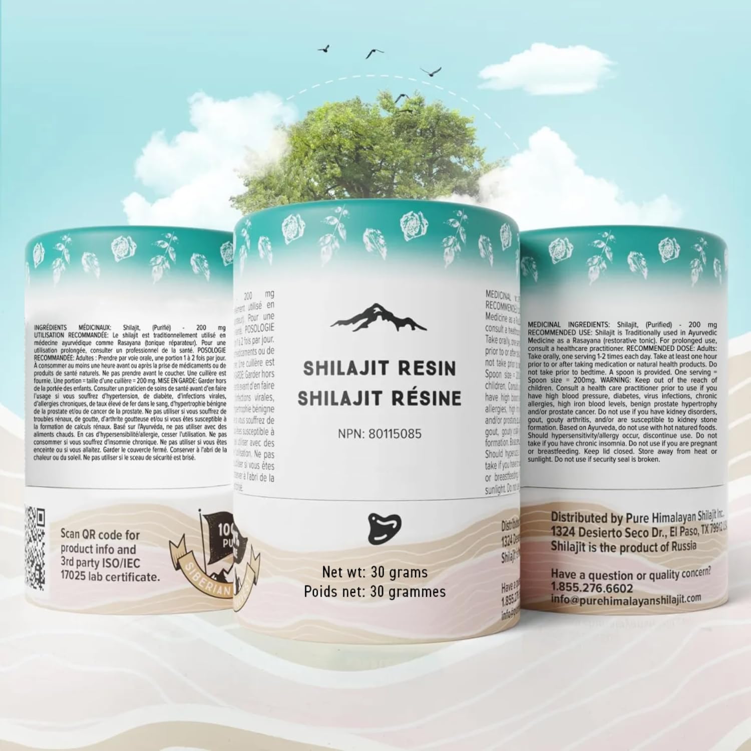 Lifestyle setup with Pure Himalayan Shilajit resin on display