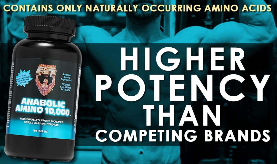 Healthy 'N Fit Amino 10,000 serving graphics demonstrates 10 g per serving